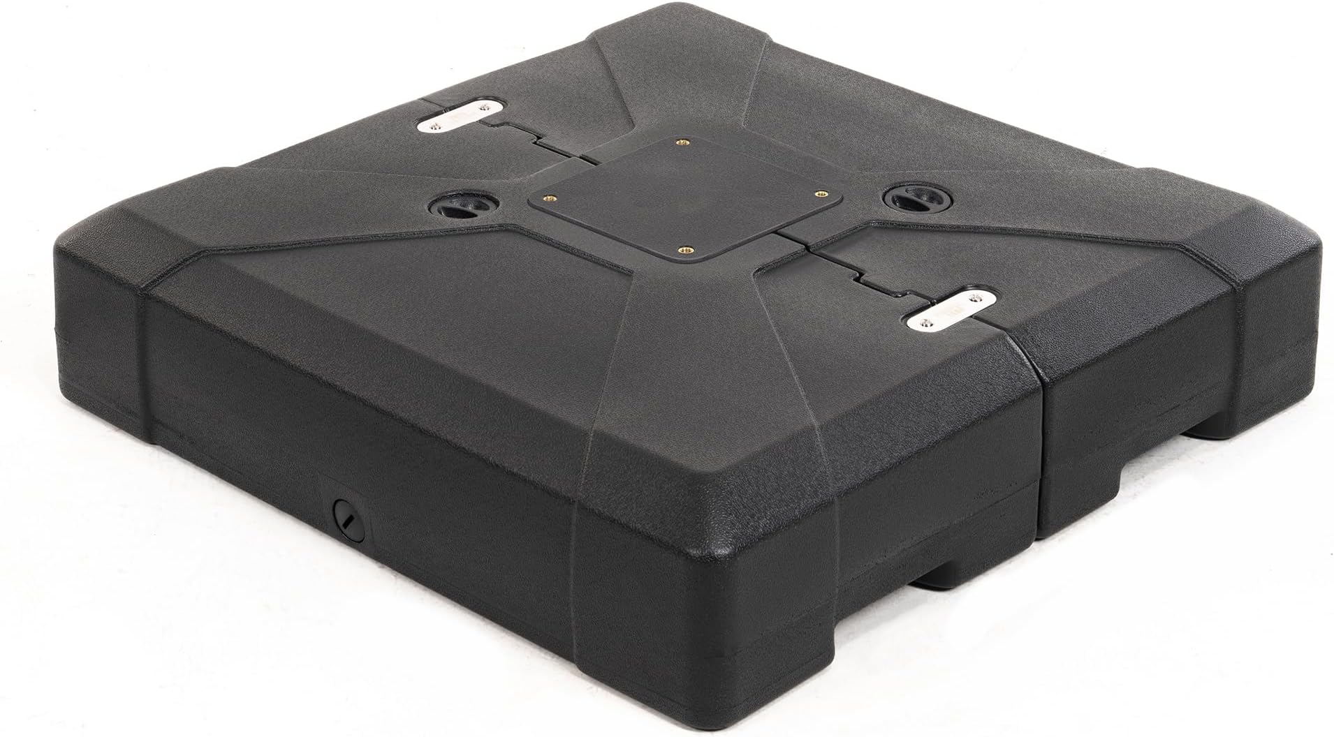 PURPLE LEAF Offset Patio Umbrella Base Sand/Water Filled Square