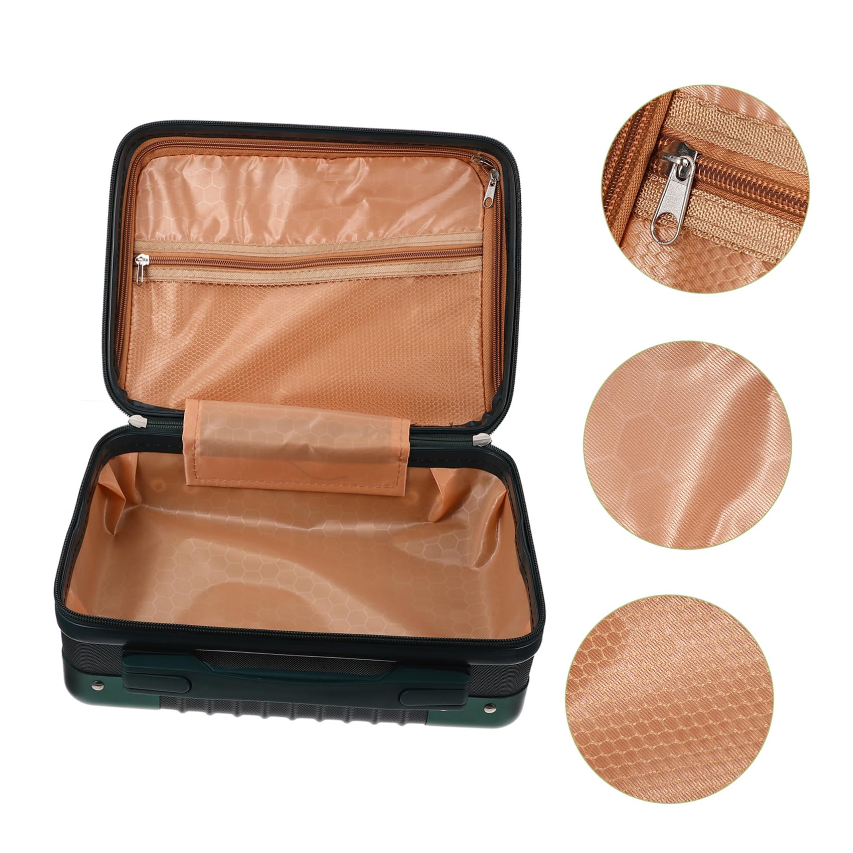Borsa Cosmetica da Viaggio 14 Pollici Abs per Trucchi Donna Uomo Chiusura Pratica