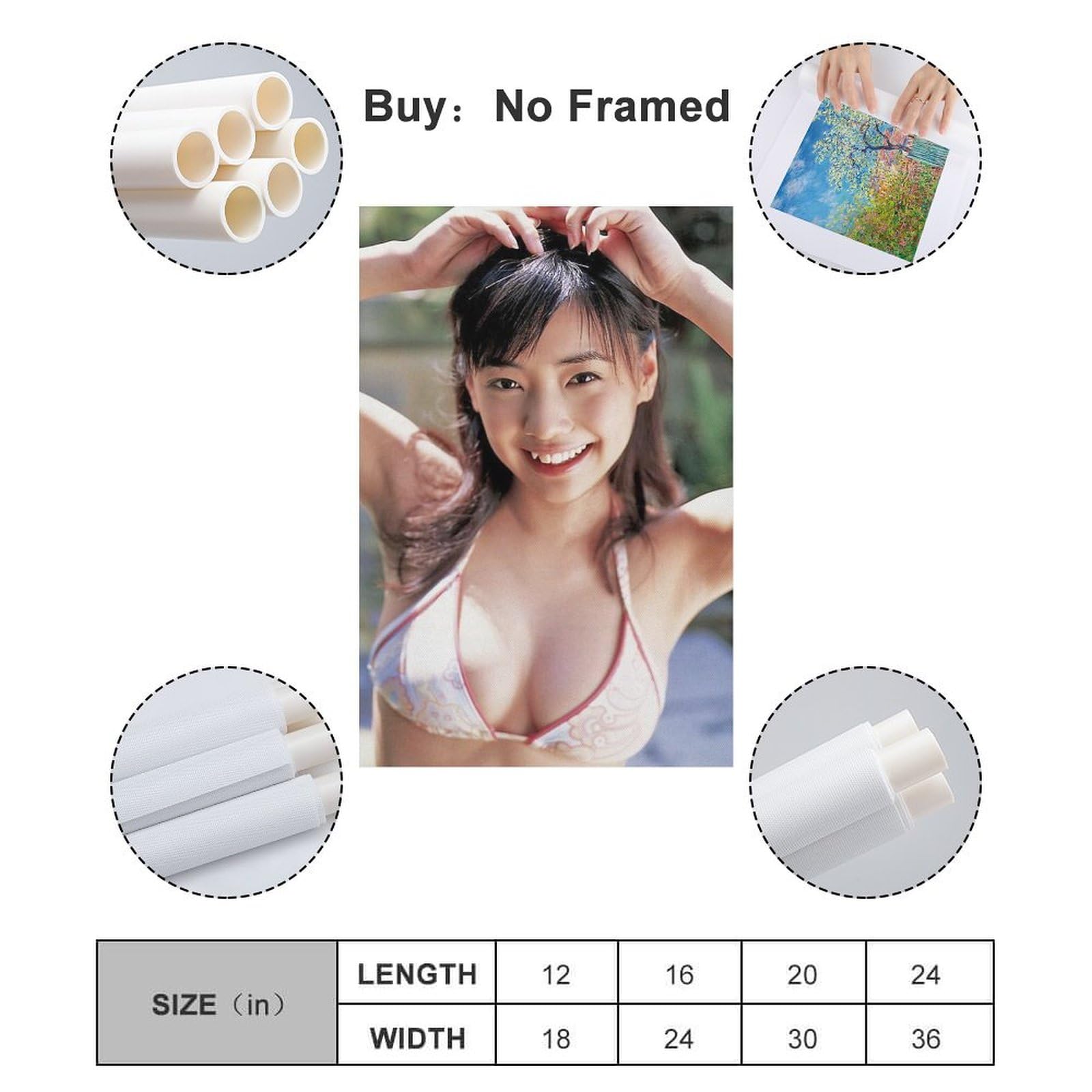 Amazon.co.jp: 倉科カナ 装飾画 倉科カナ 写真集 倉科カナ ポスター