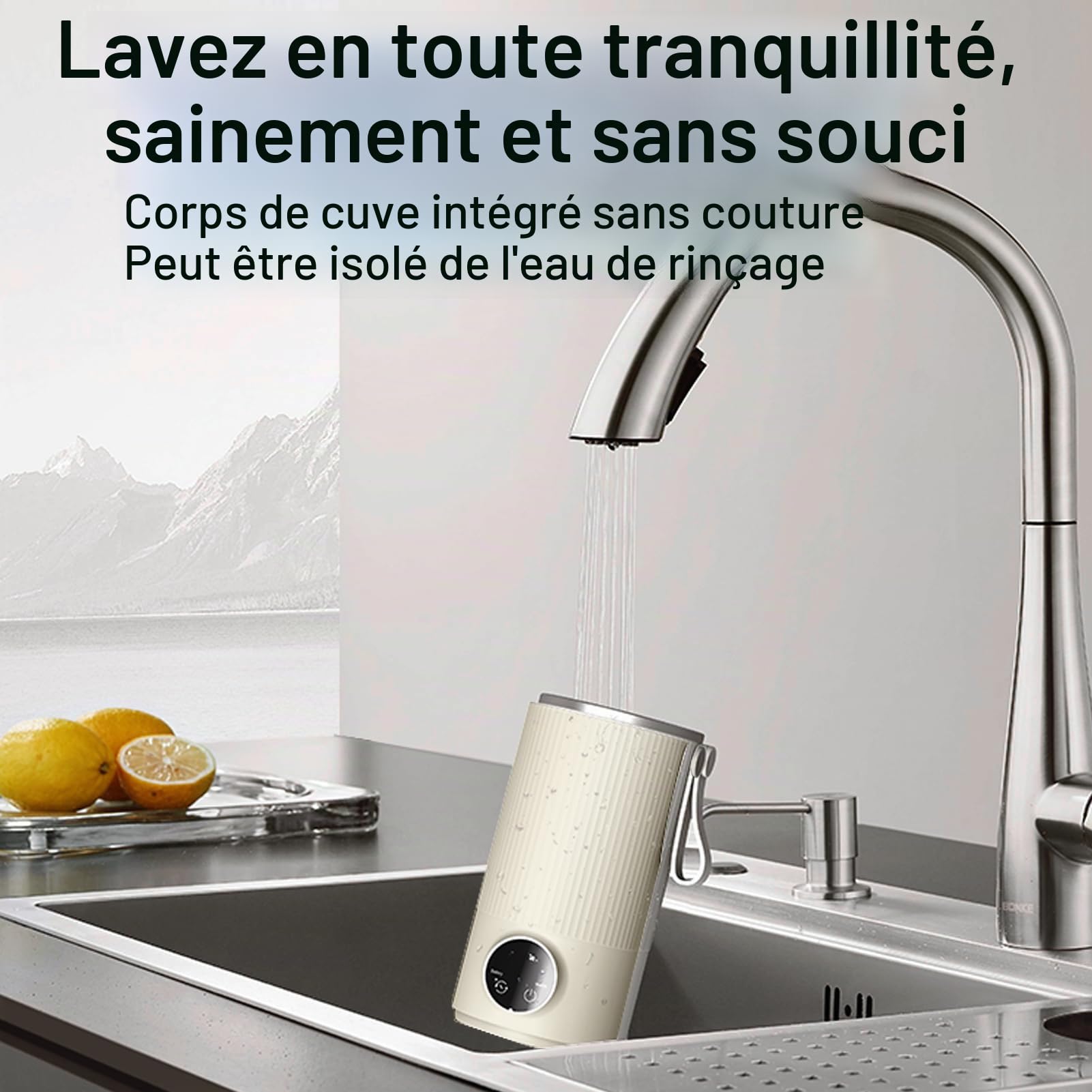400 ml Chauffe Biberon Nomade, chauffe-biberon de voyage rechargeable par USB avec batterie de 6000 mAh, agitateur intégré, température réglable, chauffage rapide pour le lait maternel, le café