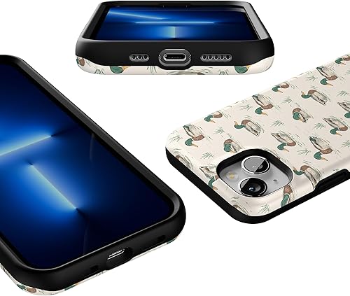 Vista 262 de Casely Funda para iPhone 13 Compatible con MagSafe Color Splash de medianoche Funda retro abstracta Color de medianoche Splash Abstracto