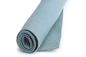 Storm Clouds Grey-Blue Wool Felt Oversized Sheet (35% Wool Blend, 1 Sheet, 12x18 inches)