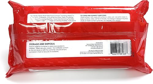 Miniatura 5 de HandyClean - Toallitas desinfectantes sin enjuague, toallitas limpiadoras de superficies, 80 unidades de toallitas desinfectantes de 10.5 x 8