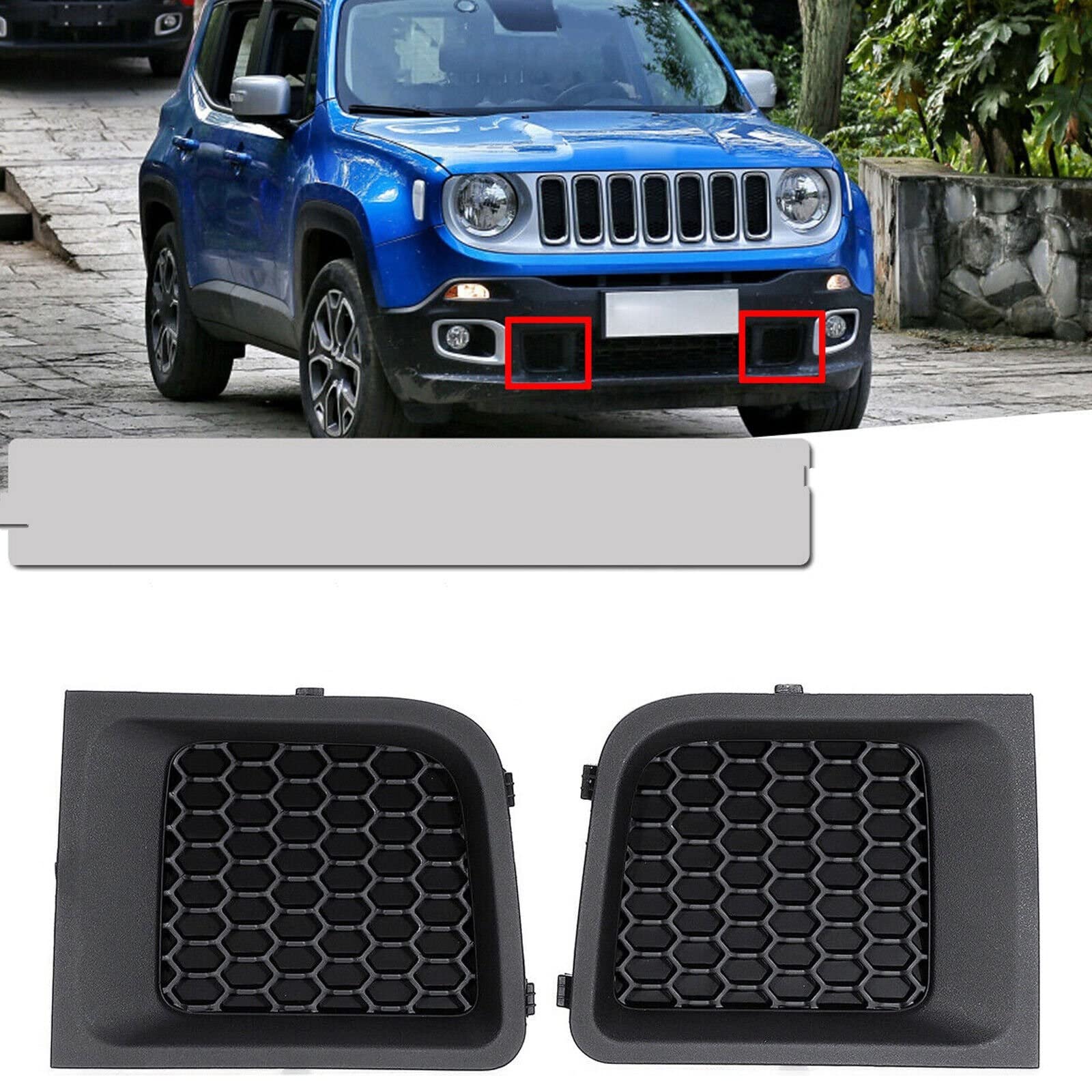 Pour Jeep Renegade 2015 2016 2017 Garniture De Cadre De Couverture De