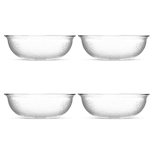 Miniatura 2 de Carlisle FoodService Products SB7207 - Tazón redondo para servir frutas sin BPA, 4 cuartos de galón, transparente (paquete de 4)