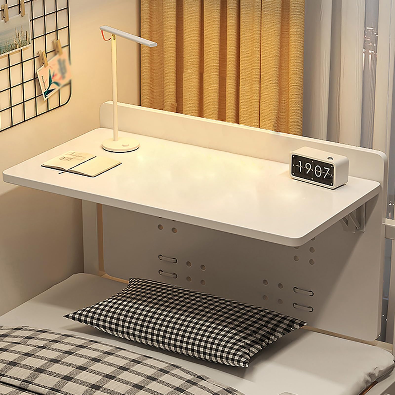 Table pliante murale peu encombrante et bureau flottant compact pour petits espaces