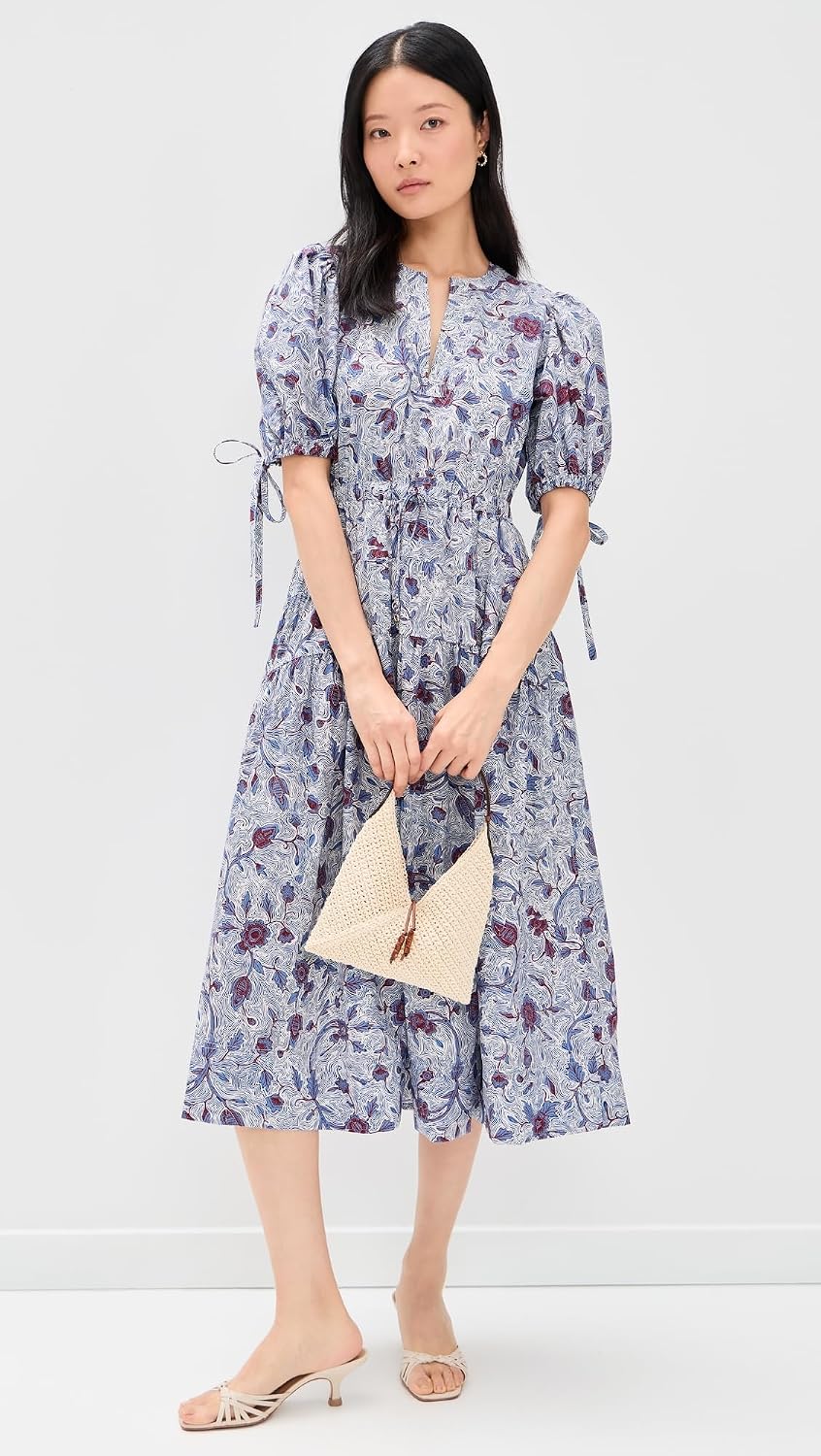 Ulla Johnson Women's Adriana Short Sleeve Cotton Dress