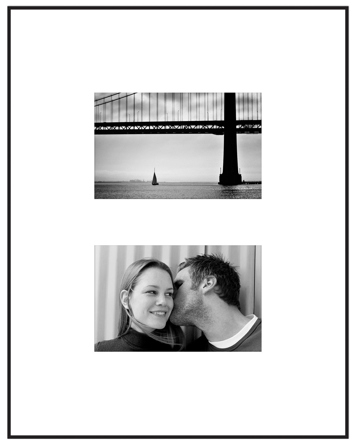 MCS11x14 Inch Matted Format Frame with 2 4x6 Inch Openings, Black (29184)