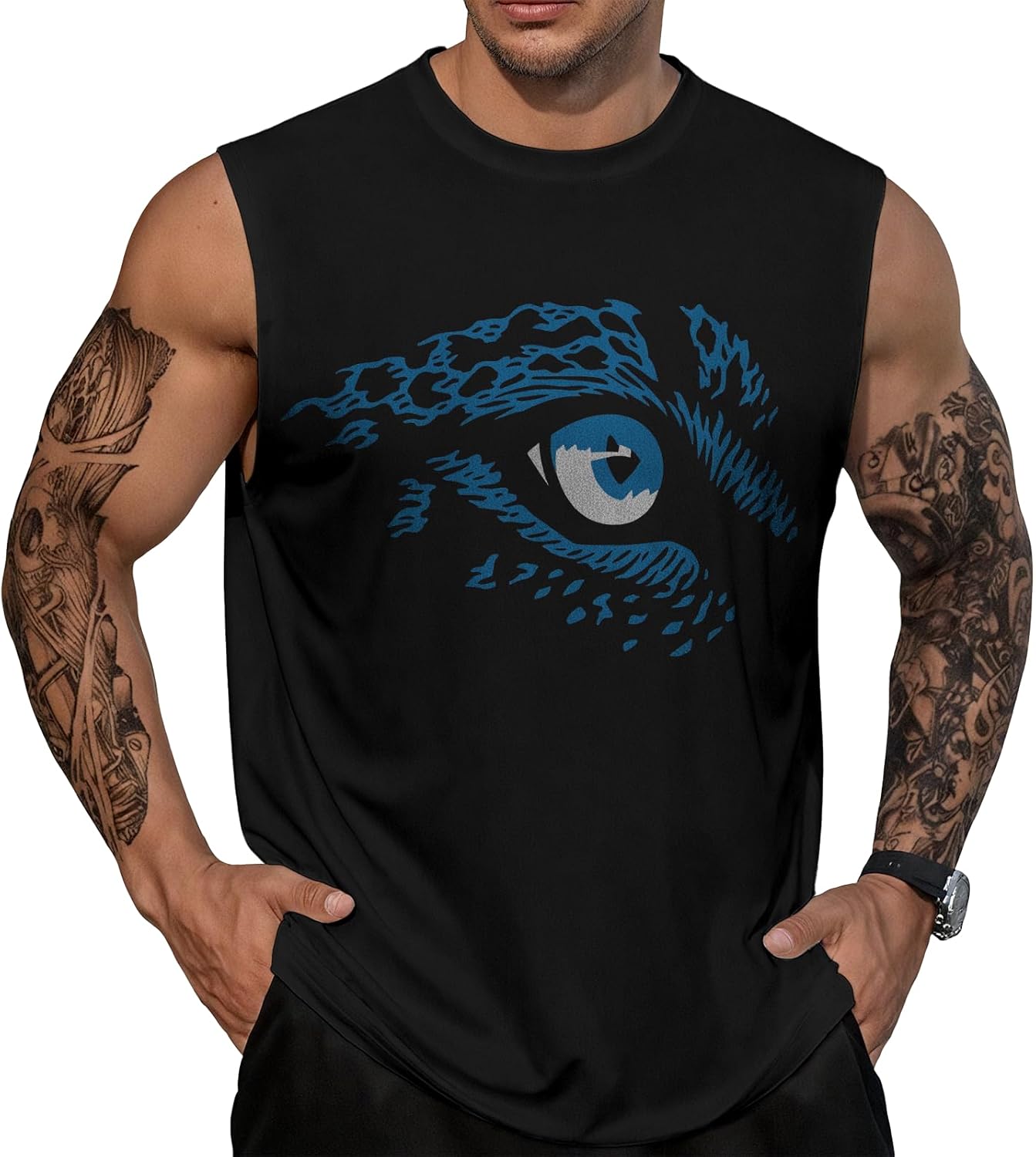 Workout Tank Tops for Men Loose Fit Breathable Skin-Friendly Summer Shirt Lightweig...