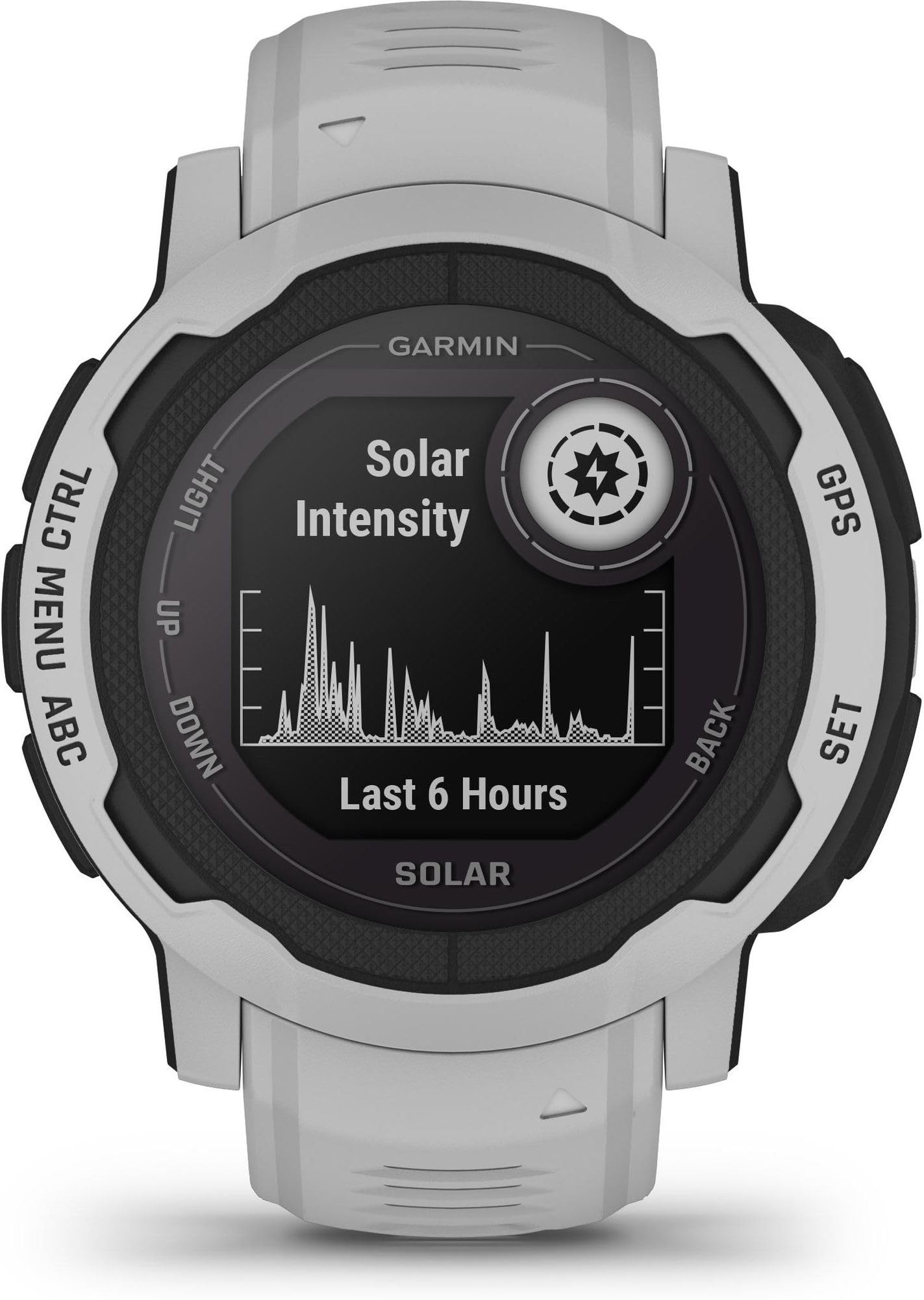 Garmin Instinct 2, Solar Grise - Montre GPS Solaire Robuste et connectée - Boîtier 45 mm