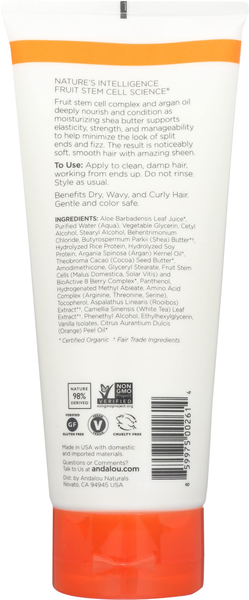 Andalou Naturals Arganöl und Shea Moisture Rich Leave-In Conditioner, 200 ml