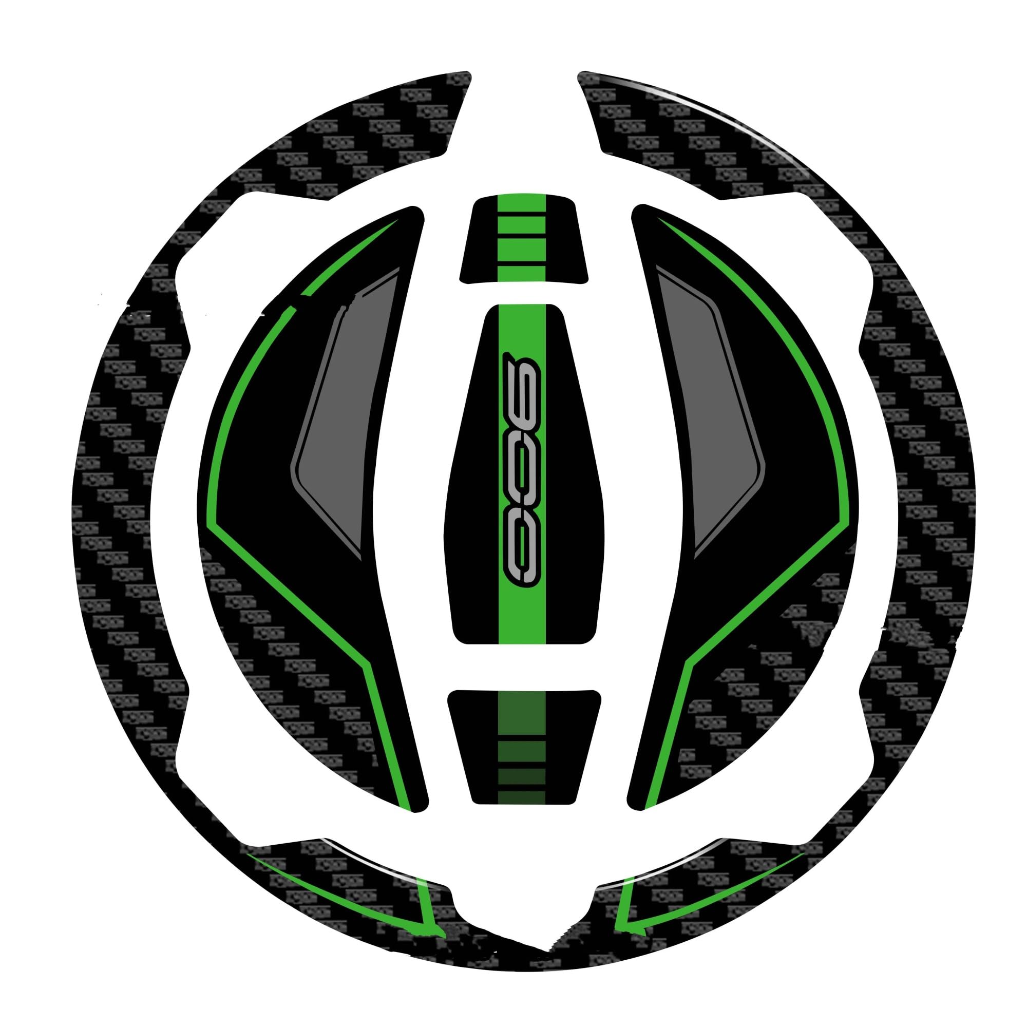 Slimes Color2 Motorcycle Accessories Fuel Tank Cap Protection Decal Waterproof Sticker For Kawasaki For Z900 2022-2025(Color2)