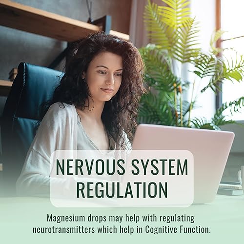 Miniatura 5 de Glicinato de magnesio 500 mg  Gotas de magnesio líquido, Ashwagandha, L - Teanina, Manzanilla - Calma y alivio del estrés, relajación, sueño