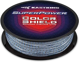 KastKing Superpower ColorShield Braided Fishing Line, Completely Colorfast