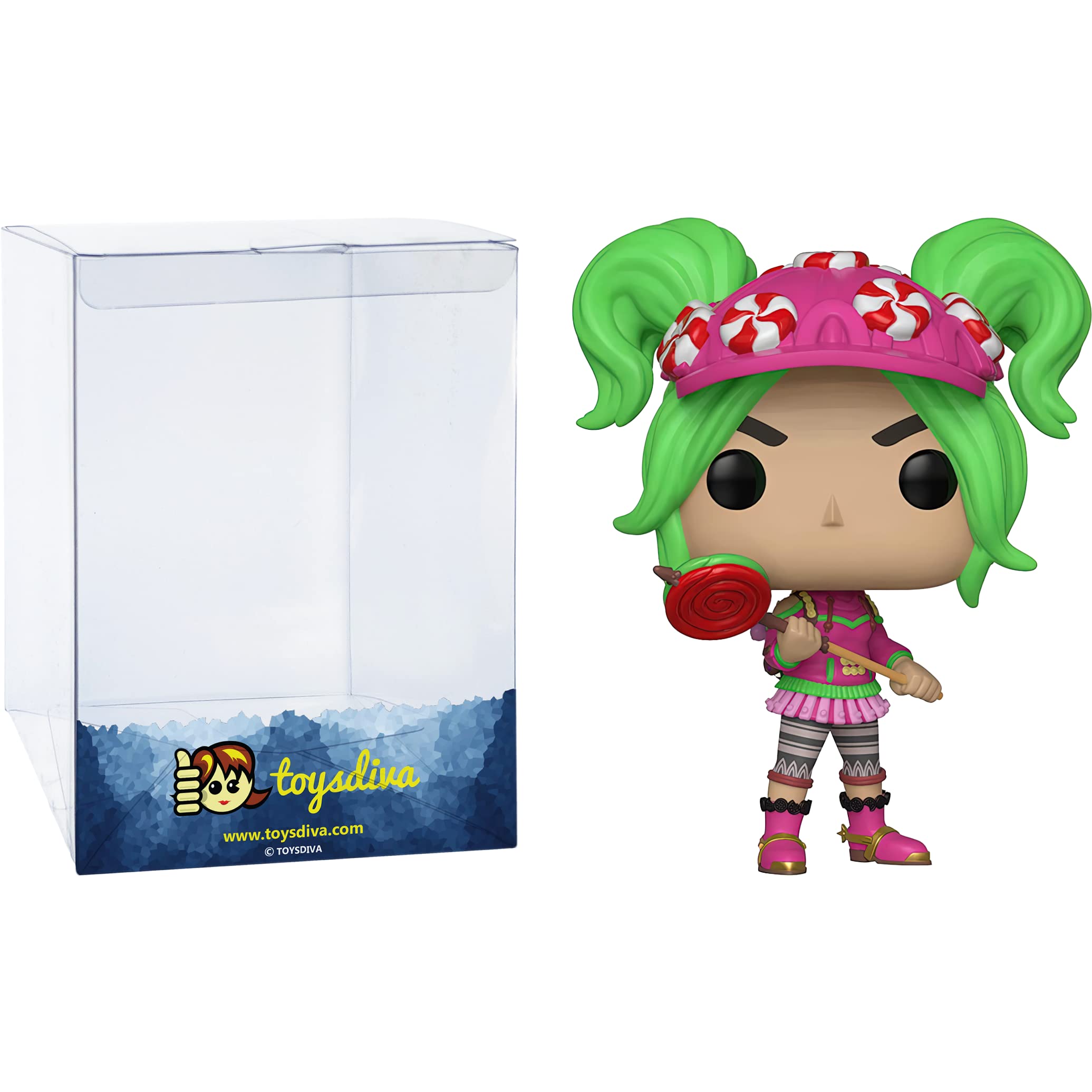 Zoey: P o p ! Games Vinyl Figurine Bundle with 1 Compatible 'ToysDiva' Graphic Protector (458 - 36019 - B)