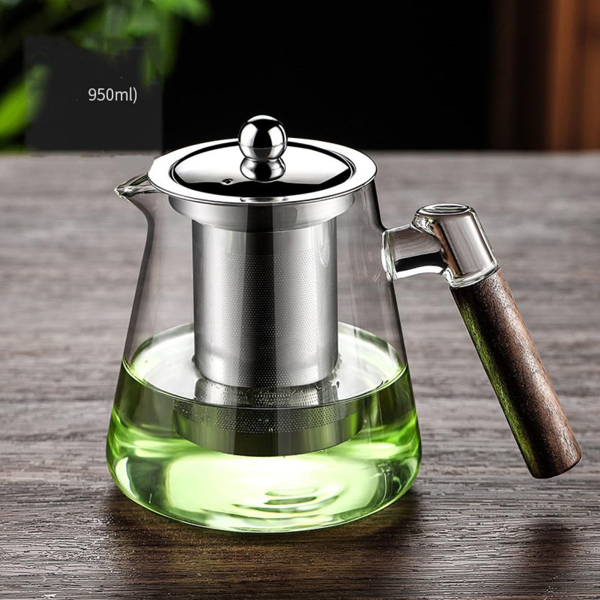 Amazon｜[XMTAN] 急須 耐熱ガラス 持ち手 蓋付き 茶こし付き