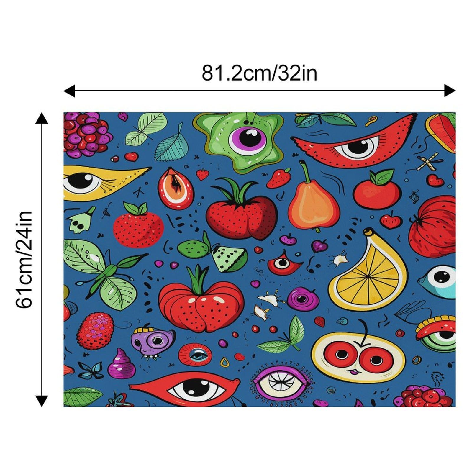 Shining Eyes Tapis de nourriture pour chat – Tapis d'alimentation antidérapant pour chien facile à nettoyer pour la nourriture et l'eau, tapis de gamelle pour chien et chat, 61 x 81,3 cm