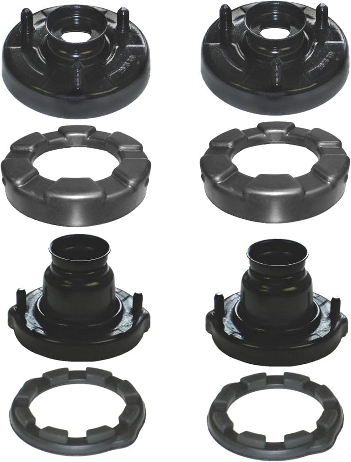 Front & Rear Strut Mounts with Insulators Kit for Acura CL TL Honda Accord Automotive