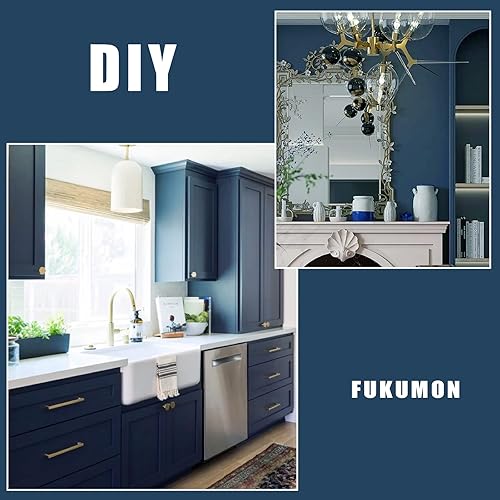 Vista 4 de FUKU MON Papel tapiz de 24 x 394 pulgadas, color azul marino, papel de contacto azul mate, papel de pared sólido, autoadhesivo, grueso, textura Azul