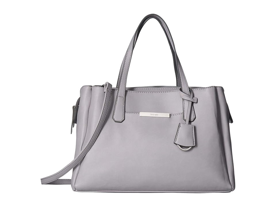 

Nine West Evalena Jetset Satchel (Cloud) Handbags, White