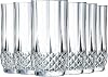 Cristal d'Arques Paris Longchamp Glasses Low 36 cl Set of 6 Krysta Crystal Glass for Water Juices and Other Softs Shine Transparency and High Resistance
