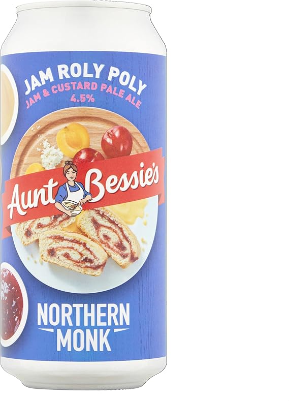 Northern Monk Aunt Bessie's Jam Roly Poly Jam & Custard Pale Ale 440ml Amazon.co.uk Grocery Northern Monk Aunt Bessie's Jam Roly Poly Jam & Custard Pale Ale 440ml Amazon.co.uk Grocery
