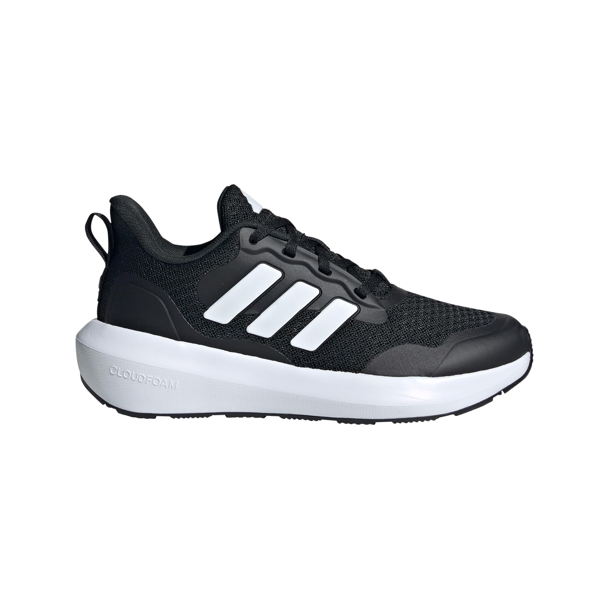 adidas Fortarun 2.0 Sneaker, Black/White/Black, 7 US Unisex Big Kid