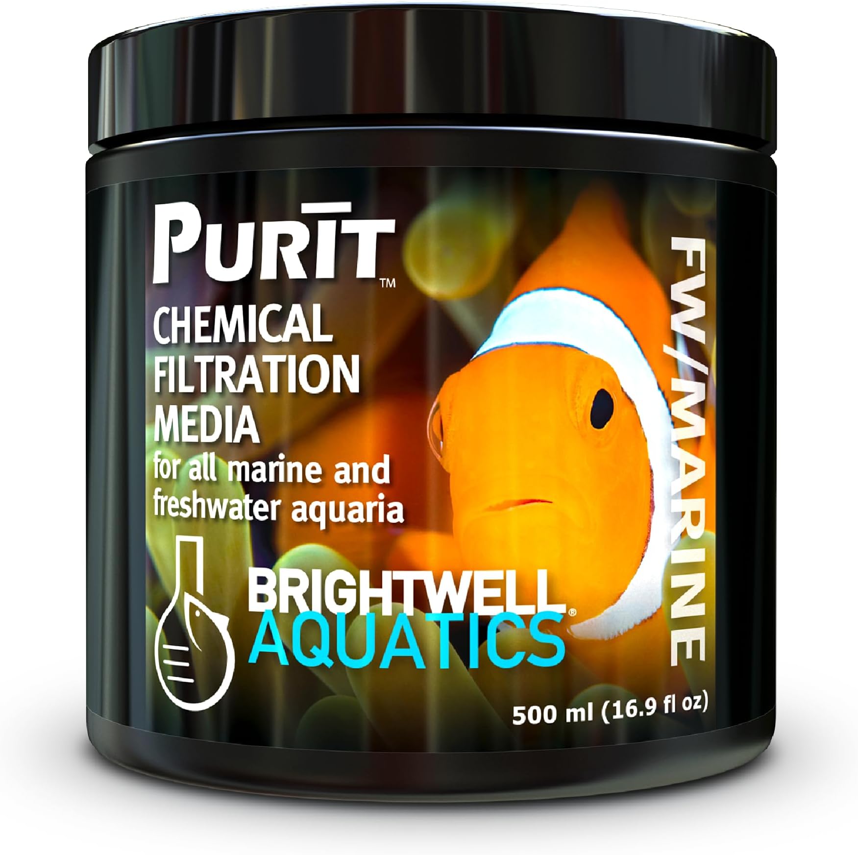 Purit Chemical Filtration Media for Marine and Freshwater Aquaria, 500 mL
