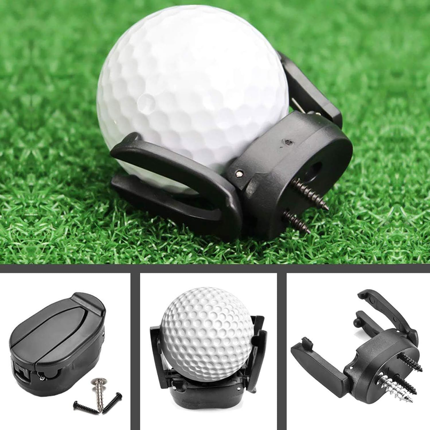 Mini Recuperador de Bolas de Golf Plegable, 4 Piezas, Accesorio de Plástico para Recoger Pelotas