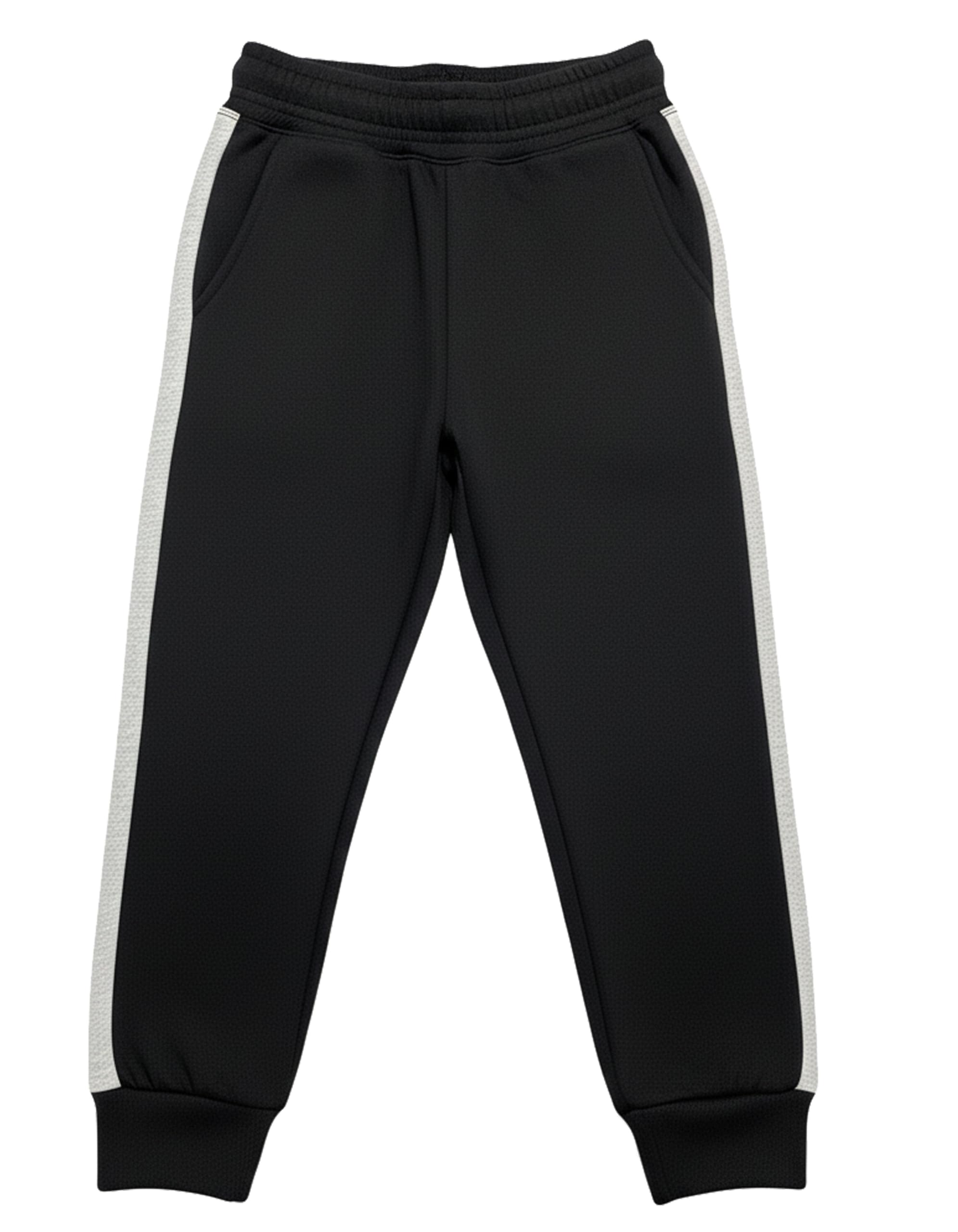 Sam & Rash Boys Fleece Warm Trackpants, Kids Jogger for Winter Session Thermal Soft and Comfort Lower for Kids (in, Age, 13 Years, 14 Years, Regular, Black & Grey) - Image 5 thumbnail