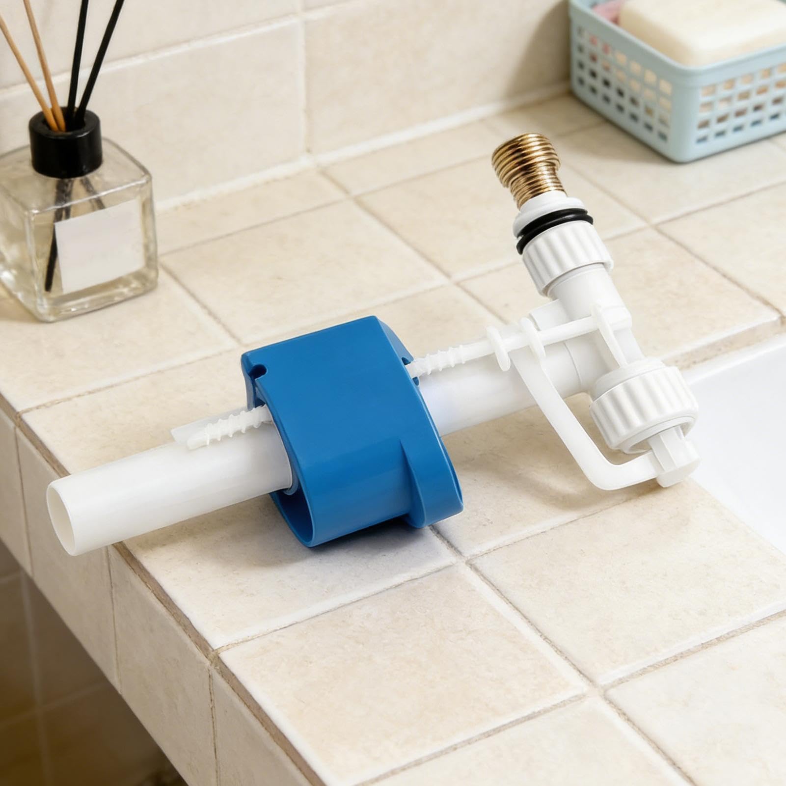 Kit di ricambio per valvola di riempimento WC, facile da installare valvole 'acqua a prova di perdite, 27 x 15 cm, valvola di riempimento del serbatoio del WC, valvole di controllo 'acqua