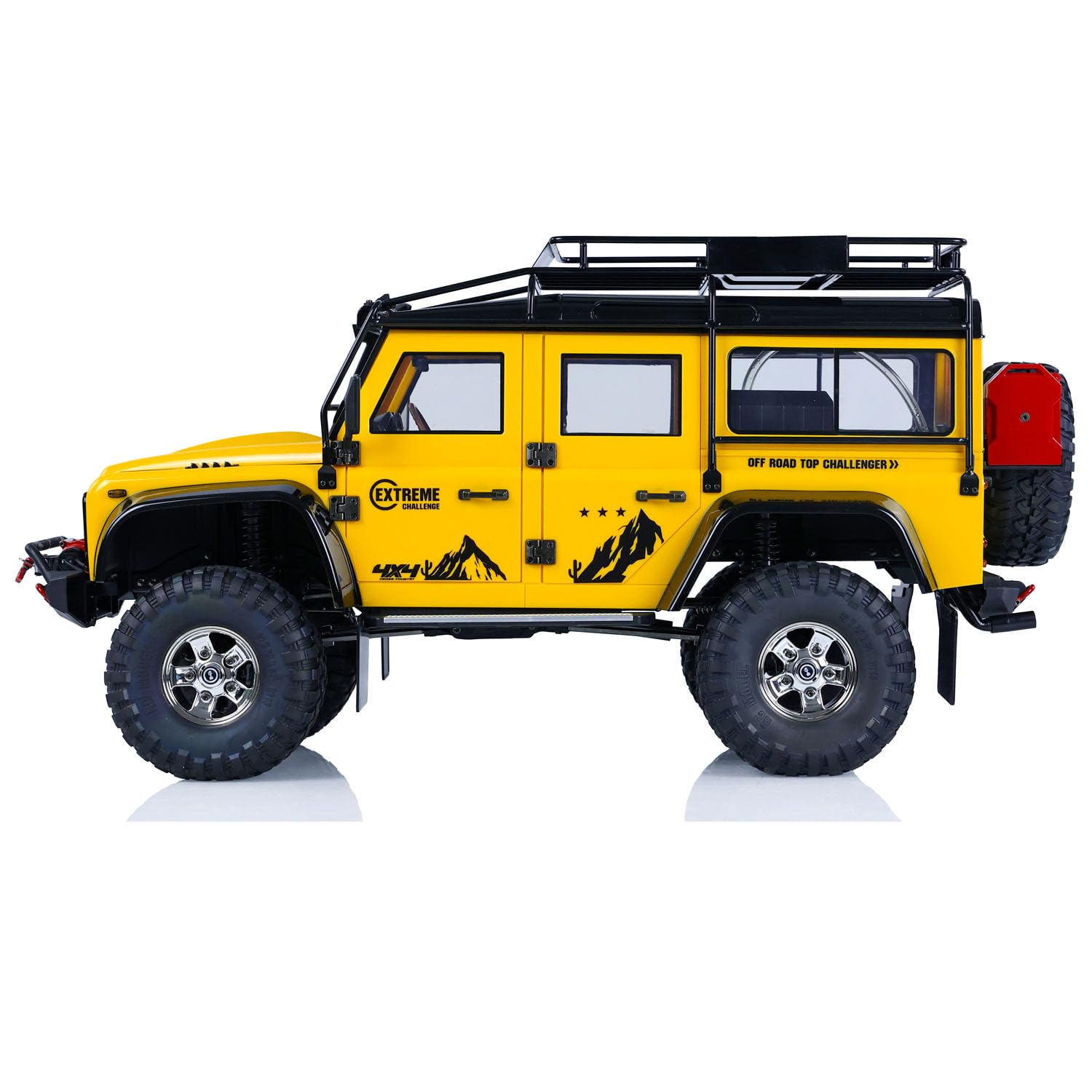 Voiture Télécommandée Rock Crawler 1/18 4x4 - TOUCAN RC, Tout-terrain, Lumières LED, Batterie LiPo - 4