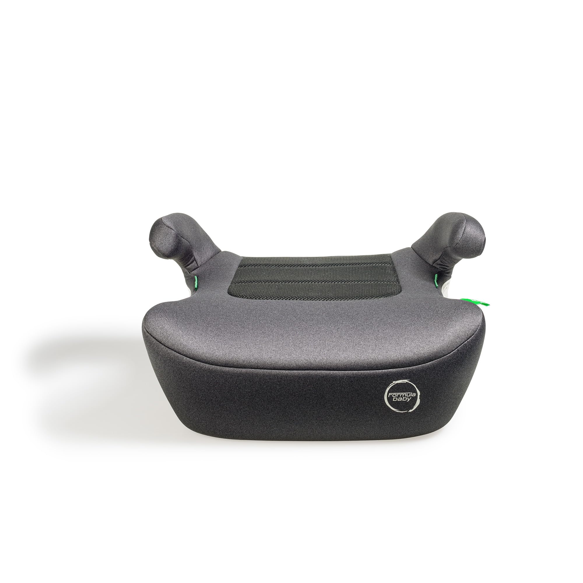 FORMULA BABY Siège auto réhausseur Salsafix | 6-12 ans | Léger | Facile à installer | Ventilé | Ceinture ou combinaison Isofix | Gris