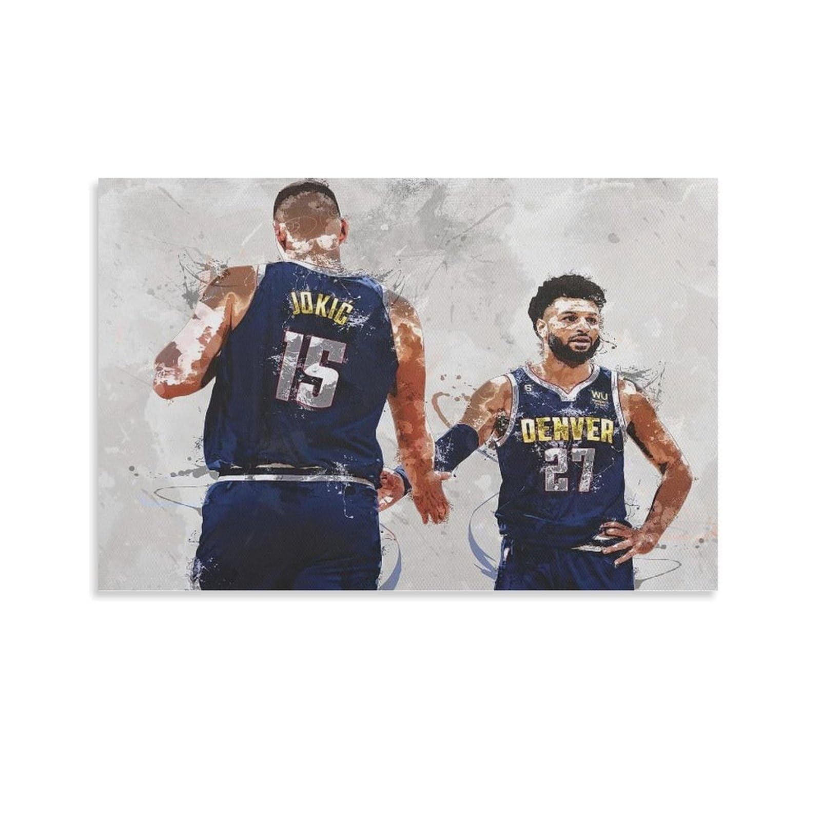 FCOIN Jamal Murray Canvas Poster Painting On Canvas Wall Art Poster Scroll Picture Print Walls Decor Home Posters 20x30inch(50x75cm)