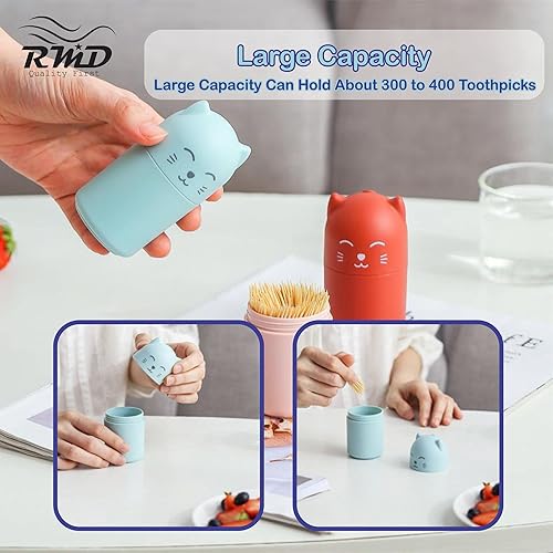 Miniatura 2 de Soporte para palillos de dientes, dispensador de palillos de