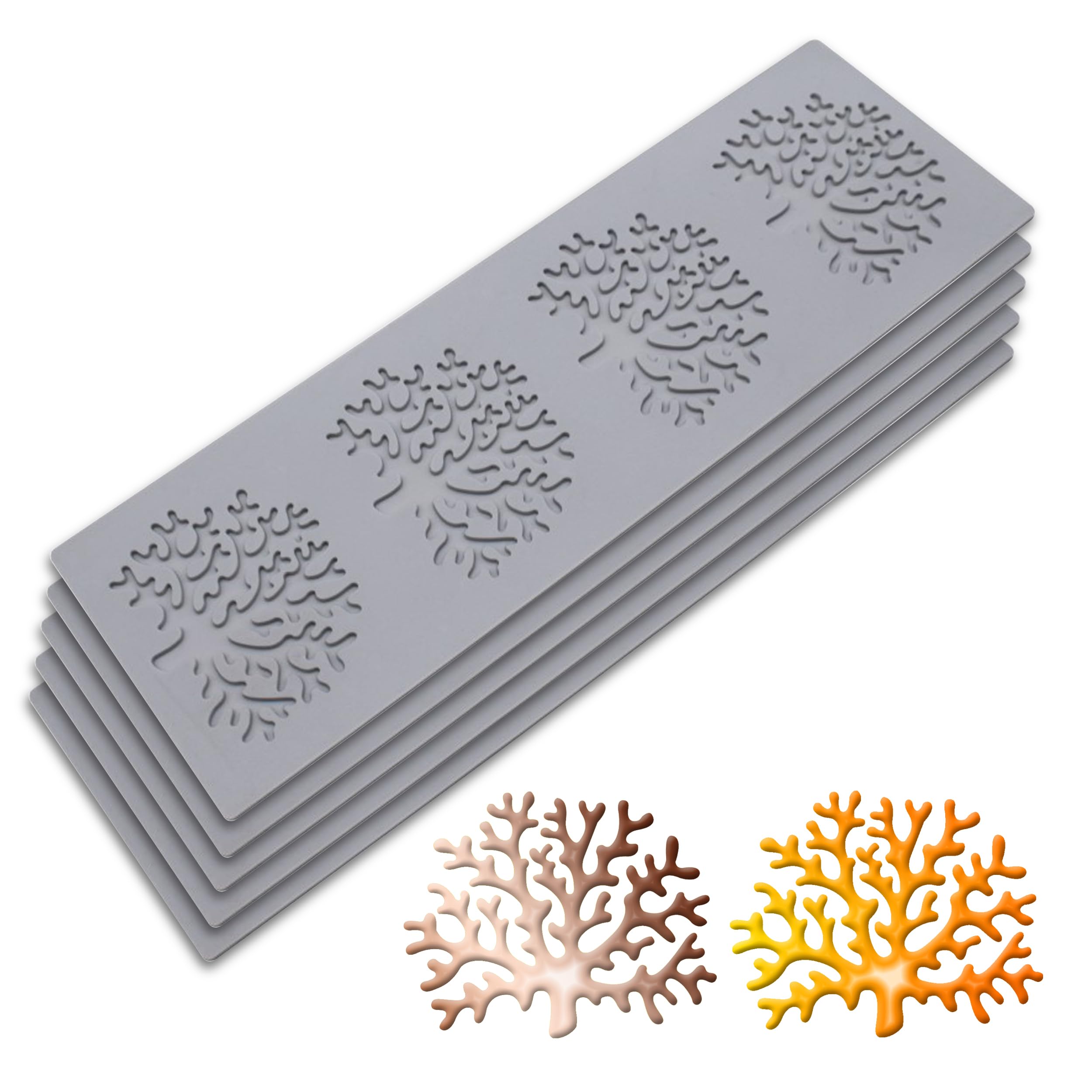 2-teiliges Silikon-Formen Set Für Fondant & Schokolade – Blatt-Design Zum Dekorieren Von Kuchen