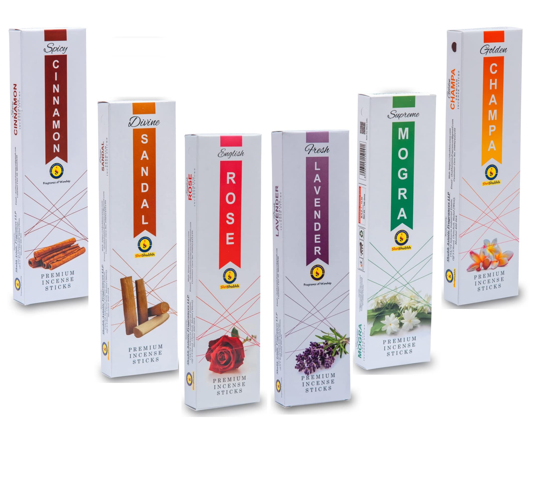 Shri ShubhhAgarbatti - Elegant Mogra Flavor, 20 GM Pack