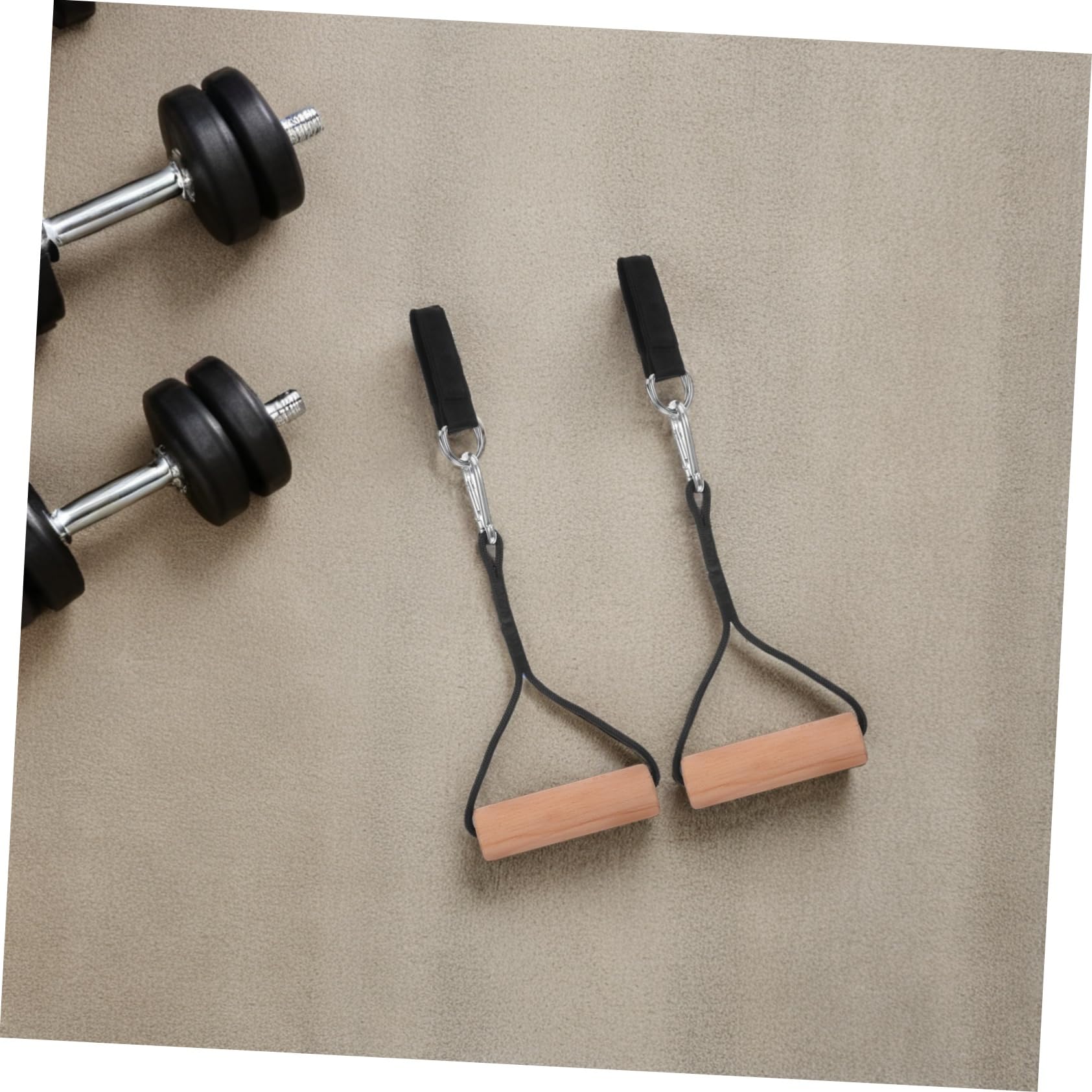 Anillas Gimnasia de Madera para Entrenamiento de Anillas Portátiles para Ejercicio de Brazos y Muñecas Equipamiento Fitness para Gimnasio y Casa
