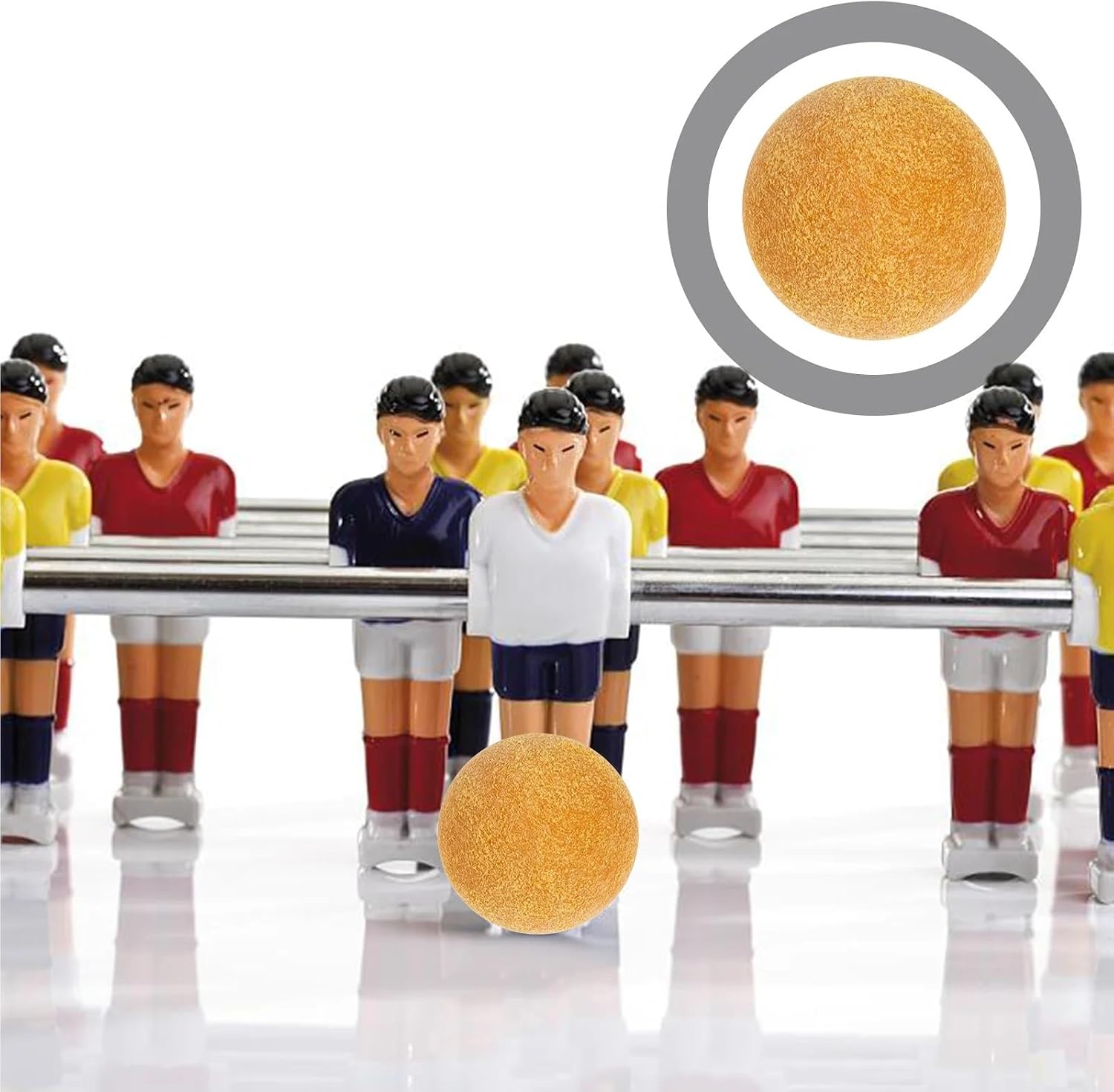 Foosball Balls Replacements 12 Pcs Foosball Accessories Pool Table Balls Soccer Football Competition Abs