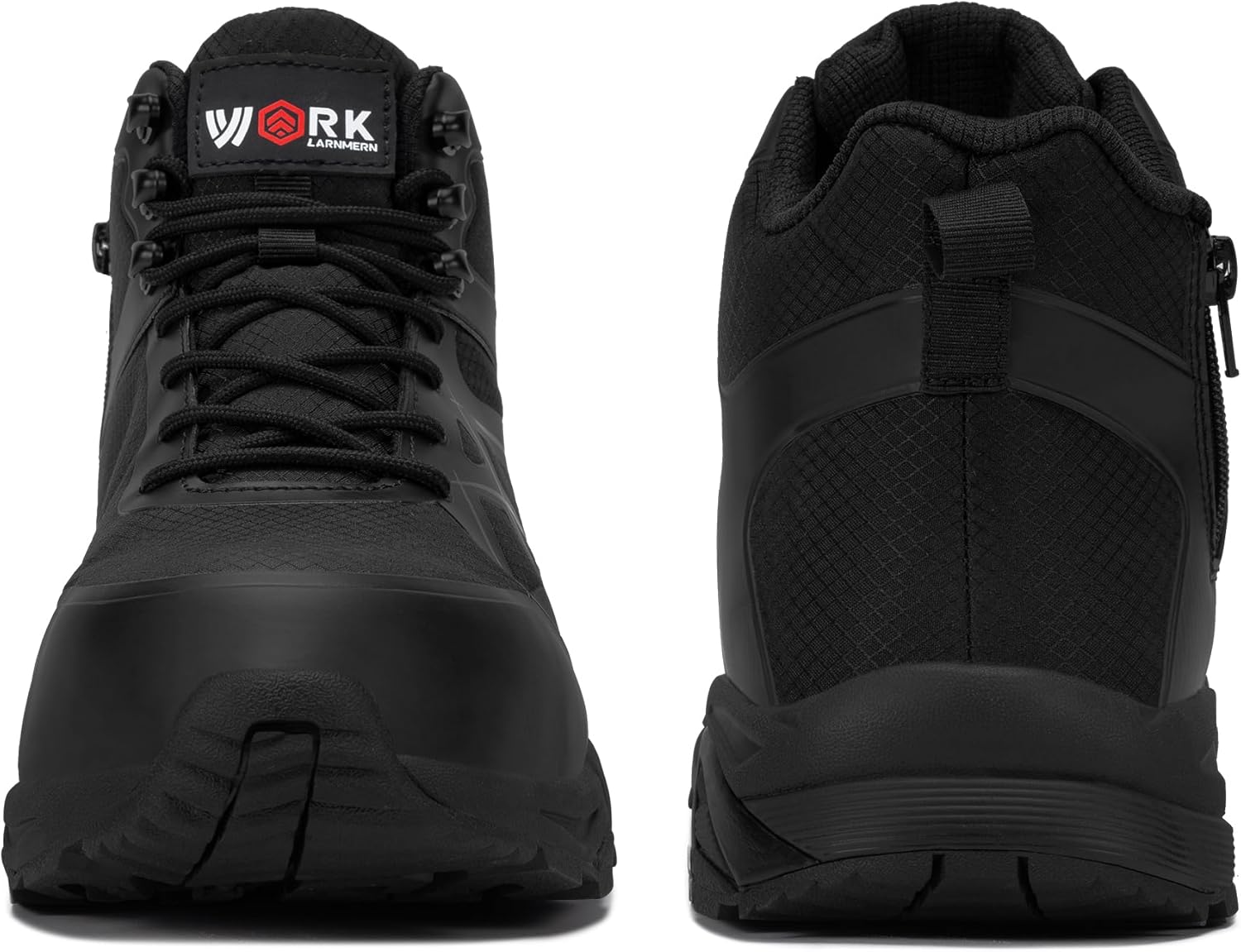 LARNMERN Steel Toe Work Boots Men,Non Slip Safety Shoes,Comfortable Industrial and Constructio Hiking Sneakers - Image 5