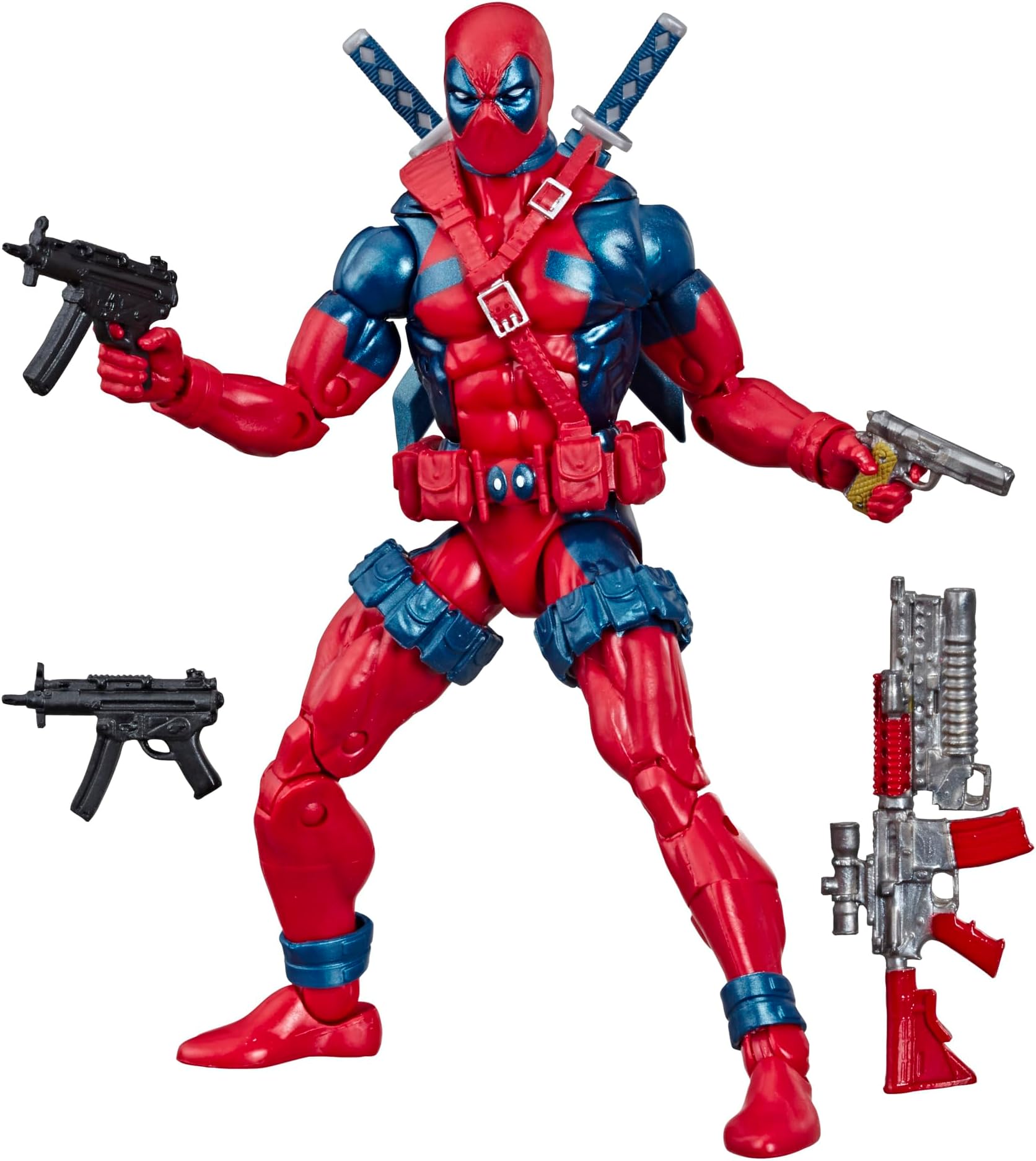 Legends Series Deadpool, Marvel Comics Uncanny X-Men X-Force Retro Collectible 6 Inch Action Figure for Adults Ages 14 and Up