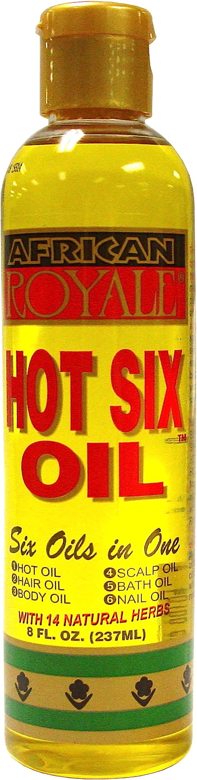 African Royale Hot Oil 8 Oz,Beauty Enterprises,2388