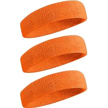 BEACE Sweatbands Sports Headband for Men &amp; Women - Moisture Wicking Athletic Cotton Terry Cloth Sweatband for Tennis, Basketball, Running, Gym, Working Out