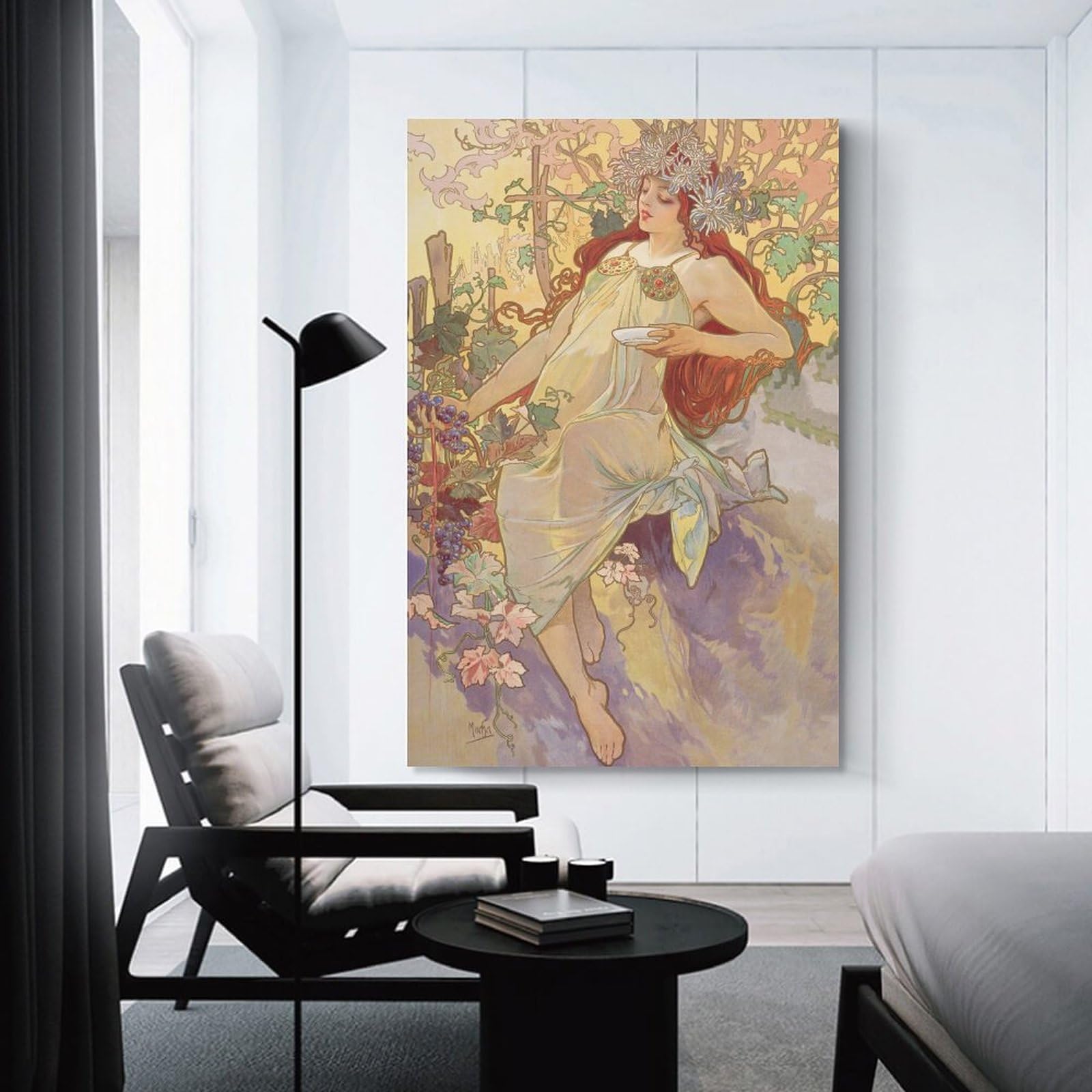 アルフォンス・ミュシャ「(Autumn)秋」額装 アルフォンス・ミュシャ「(Autumn)秋」額装 アルフォンス