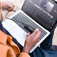 Vista 5 de KEXIN Disco duro externo SSD 1TB Disco duro externo USB C SSD portátil, hasta 500 MB/s, USB 3.1 Unidad de estado sólido externa 1T para PC, Mac