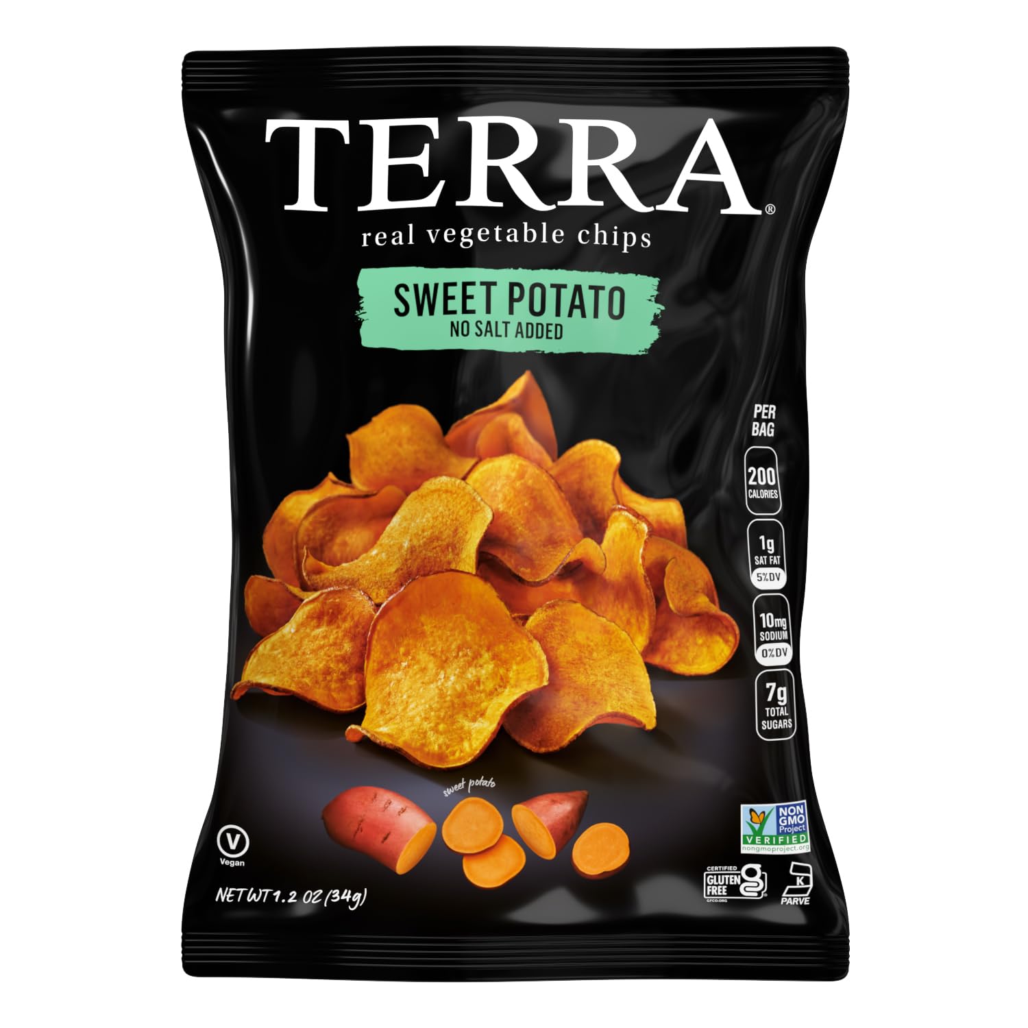 Terra Original and Sweet Potato Vegetable Chips, 1 oz Bag (Pack of 24)