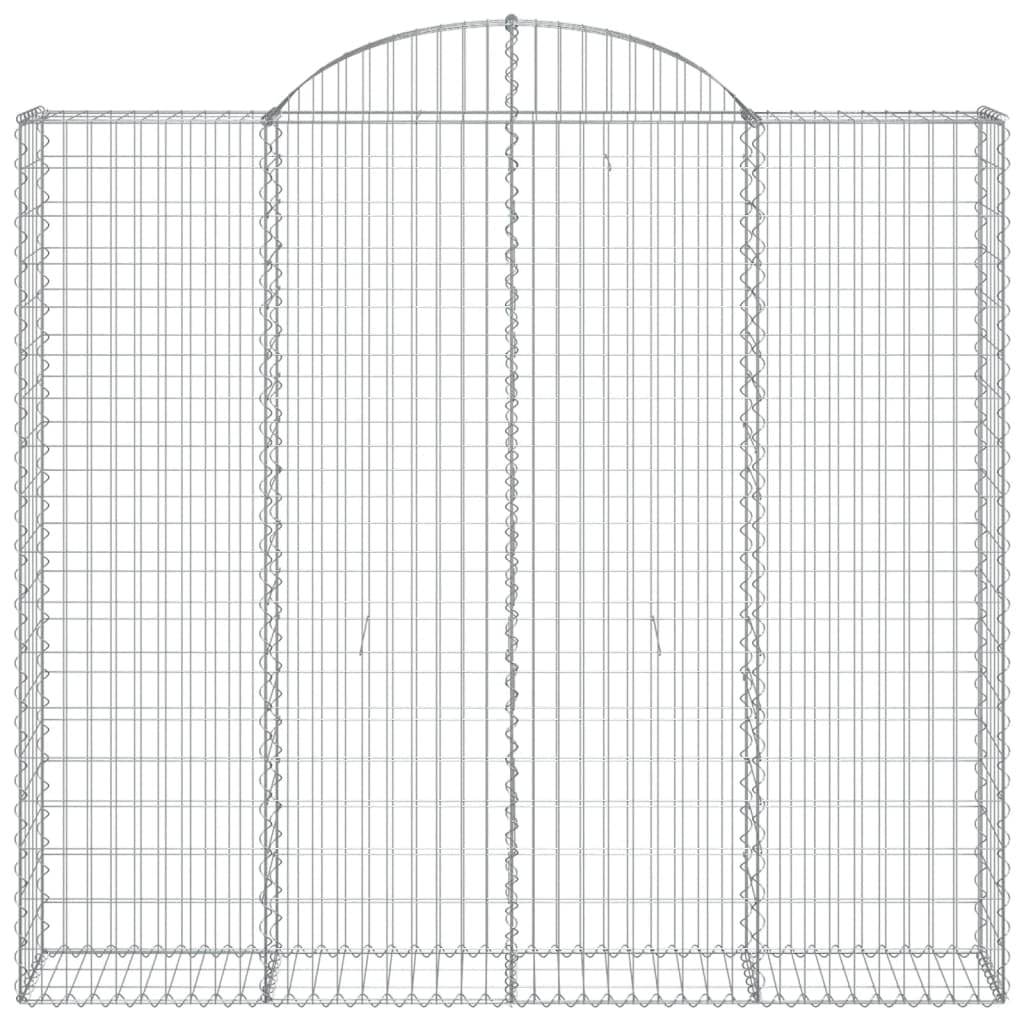 celosias Madera,celosias,Jardinera,Cestas de gaviones 4 uds Forma de Arco Hierro 200x50x180/200 cmIdeal para Jardines, Salones Donde se necesite