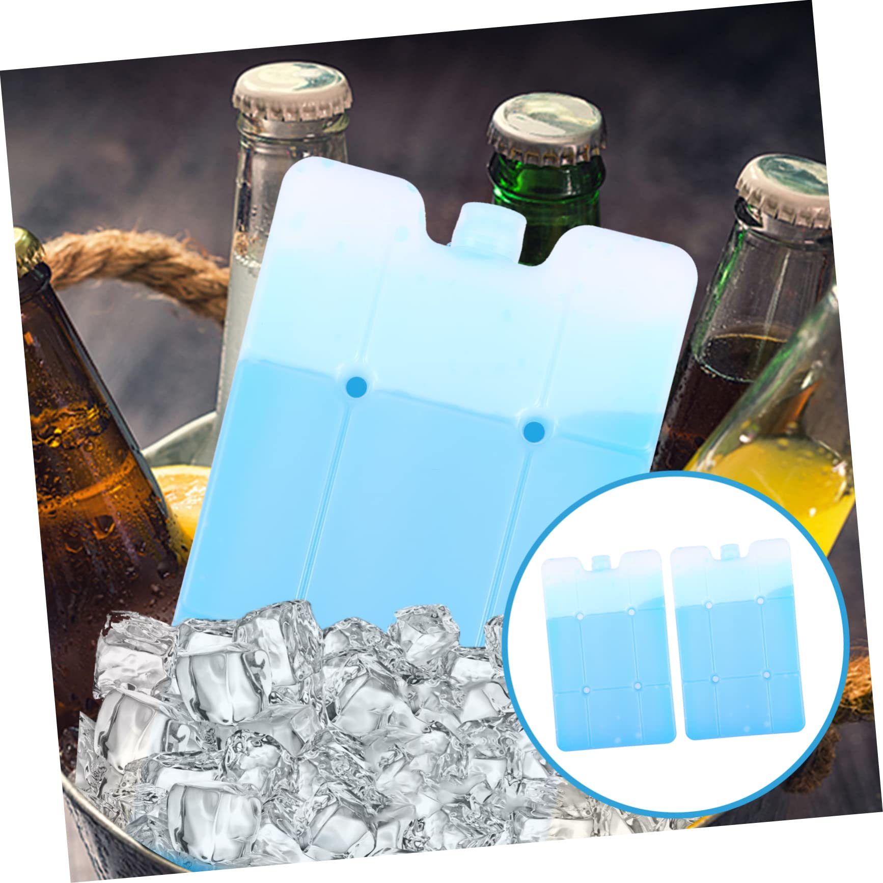 PRETYZOOM 6 Piezas nevera portátil neveras portatiles bolsas termicas bolsa de hielo portátil enfriador portátil recipientes para alimentos contenedor de hielo bolsa de hielo refrescante