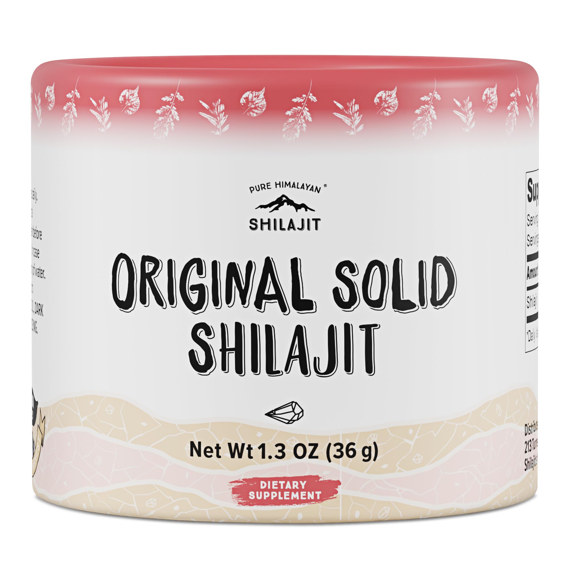 Pure Himalayan Shilajit | 100% Pure Natural Shilajit Grade A Max Potency 85+ Trace Minerals & Fulvic Acid | 3rd Party US Lab Tested | Original Solid | 36g Original Solid 36g