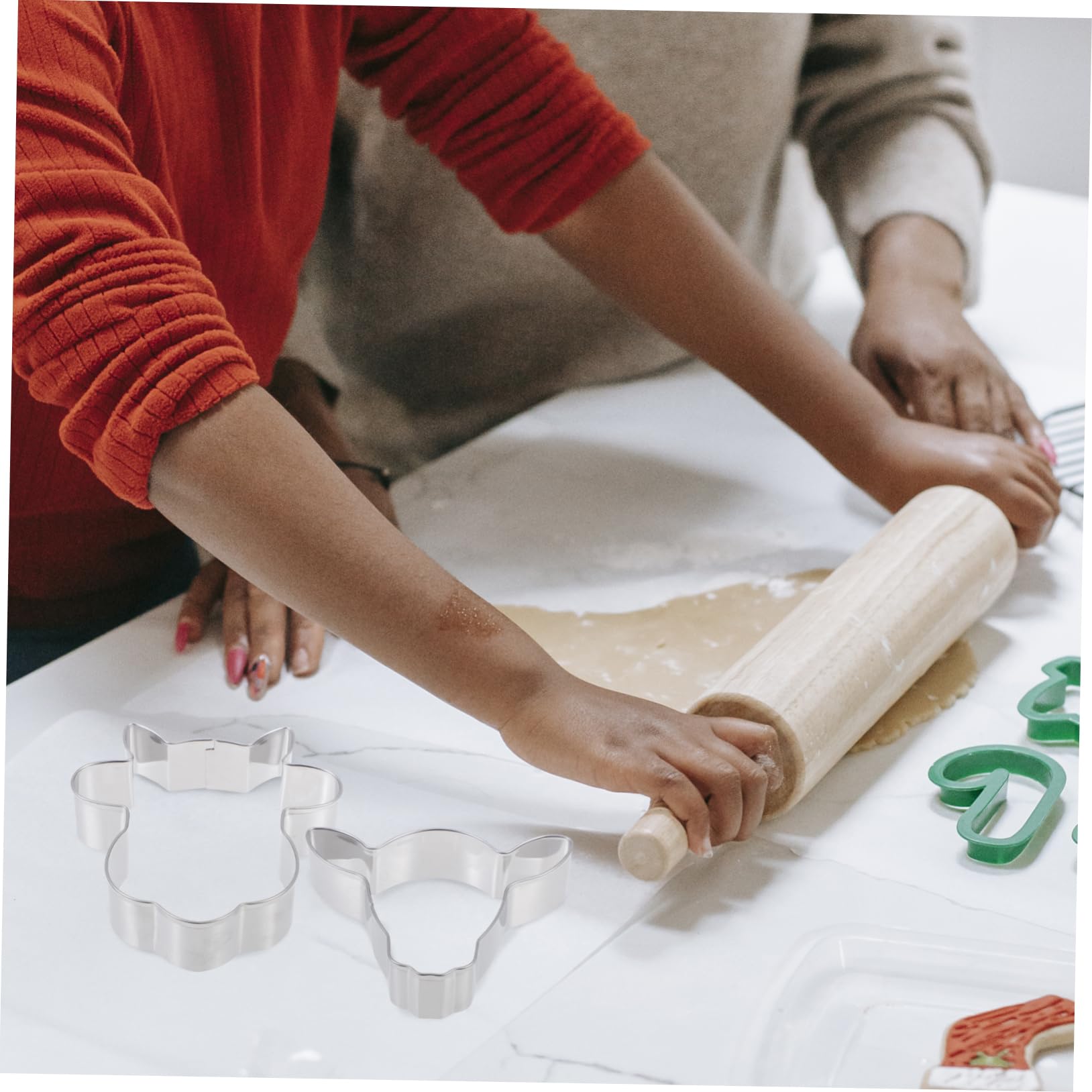 Zerodeko 48pièces Emporte Acier Inoxydable Pour Biscuits Animaux Moules à Gâteaux Et Biscuits Tête De Vache Tête De Taureau Bouteille De Lait